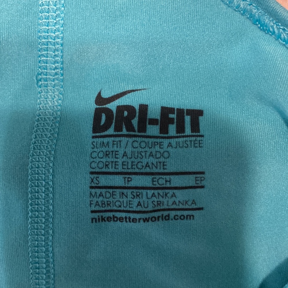 Teal Nike Racerback Tank - Picture 2 of 2